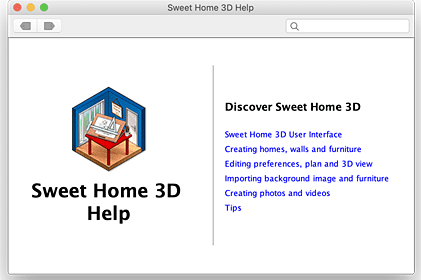 User guide for Sweet Home 3D