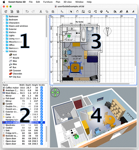 Sweet home 3d